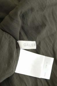 GALERIE VIE 20SS ウォッシャブルレーヨン Iラインマキシワンピース ロング 36 チャコールグレー