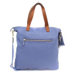 ANYA HINDMARCH レザーハンドバッグ パープル