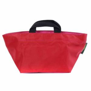 ナイロン舟型トートバッグ レッド