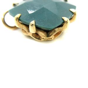 agete ペンダントトップ グリーン