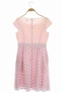 TOCCA 19AW JANES GARDEN 花刺繍ドレスワンピース 6 パステルピンク