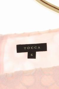 TOCCA 19AW JANES GARDEN 花刺繍ドレスワンピース 6 パステルピンク