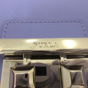 FURLA チェーンショルダーバッグ パープル