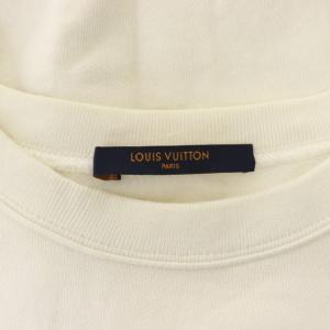 LOUIS VUITTON STAPLES EDITION スウェット プルオーバー 裏起毛 M ホワイト