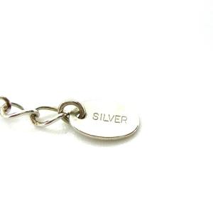 4℃ ブレスレット ネックレス 2点セット ストーン SV シルバー