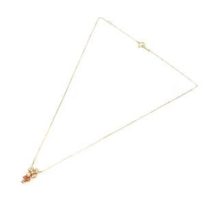 VENDOME AOYAMA ネックレス ダイヤモンド 0.12ct クローバー K18YG