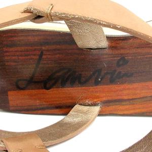 LANVIN ストラップサンダル 37 イエロー