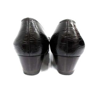 Salvatore Ferragamo ヴァラ レザーパンプス ブラック