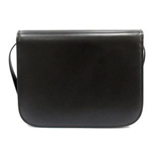 CELINE クラシックボックス ショルダーバッグ レザー ブラック 164173DLS.38NO
