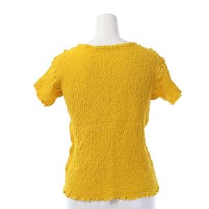 me ISSEY MIYAKE 20AW 半袖ワッシャー加工トップス カットソー イエロー