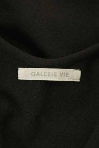 GALERIE VIE 19SS ノースリーブワンピース ロング フレア プルオーバー 36 カーキブラウン