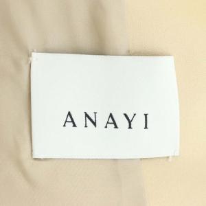 ANAYI 19AW ダブルクロスクルージャケット 36 ベージュ