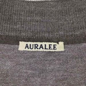 AURALEE 21AW SUPER HIGH GAUGE WOOL KNIT VEST ニットベスト 1 グレー