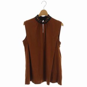 20SS Sleeveless Jersey Top 2 ブラウン