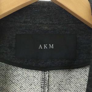 AKM 2Bジャージージャケット テーラード スウェット地 S ブラック