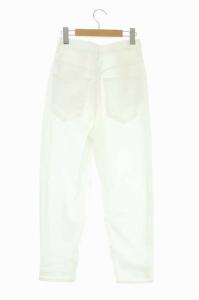 nagonstans 21SS Modest ジーンズ パンツ テーパード ヘリンボーン 32 ホワイト