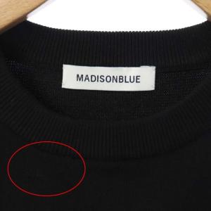 MADISONBLUE 20SS スリーブレスニットTee ニットベスト プルオーバー ブラック