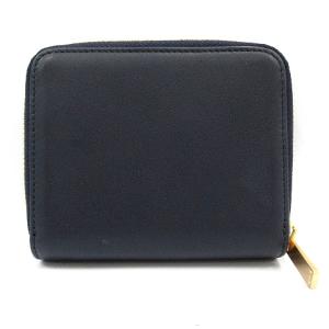 agnes b. 二つ折り財布 レザー ネイビー