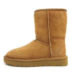 UGG australia CLASSIC SHORT ムートンブーツ ショートブーツ スウェード 22cm ブラウン