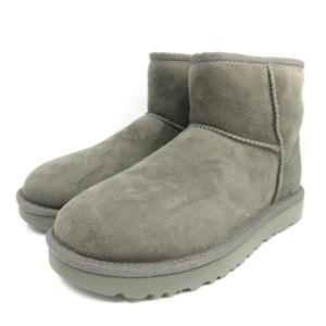 UGG australia CLASSIC MINI ムートンブーツ スウェード グレー