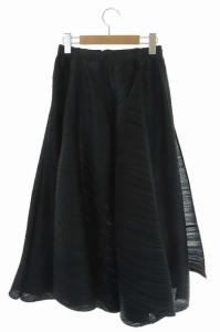 PLEATS PLEASE ISSEY MIYAKE デザインプリーツパンツ 3 ブラック