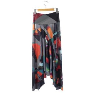 ISSEY MIYAKE 総柄プリントサルエルパンツ 2 マルチカラー