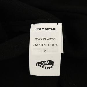 ISSEY MIYAKE A-POC ダブルデザインニットジャケット ジップアップ 2 ブラック