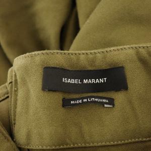 ISABEL MARANT ハイウエストミリタリーパンツ 34 カーキ