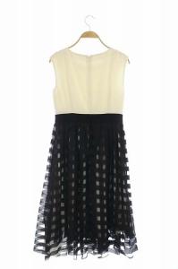 Diagram GRACE CONTINENTAL チュールチェックワンピース ホワイト