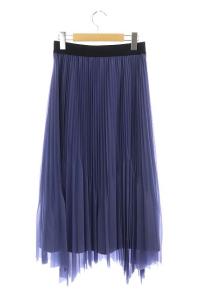 Diagram GRACE CONTINENTAL 20AW トリコットレイヤードスカート 36 ブルーパープル