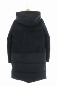 Theory 19AW NURVE MEMORY TWILL COMBO PUFFER ダウンコート S ネイビー