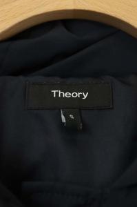 Theory 19AW NURVE MEMORY TWILL COMBO PUFFER ダウンコート S ネイビー