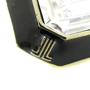 LANVIN ネックレス ペンダント ピアス 両耳用 3点セット ストーン ゴールド ブラック