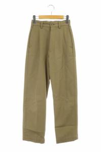 HIGH WAIST CHINO PANTS ブラウン