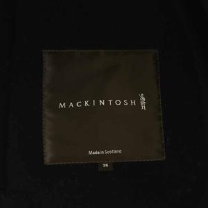 MACKINTOSH ウールフーディーポンチョ 36 ブラック
