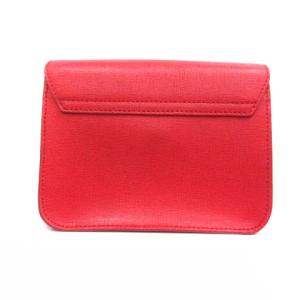 FURLA メトロポリス スタッズ付きチェーンショルダーバッグ ピンク