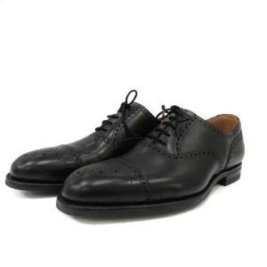 Crockett & Jones YEOVIL セミブローグ ビジネスシューズ レースアップ 8.5E 27cm