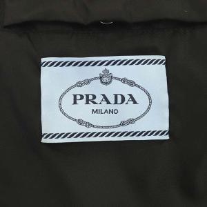 PRADA レインコート フード ミドル丈 S ブラック