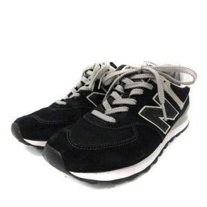 New Balance ML574EGK ローカットスニーカー ブラック