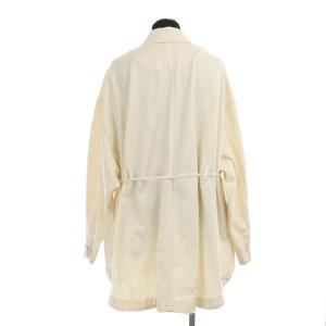 CLANE 21SS デニムカバーオール BACK SQUEEZE DENIM JACKET リボンベルト付き