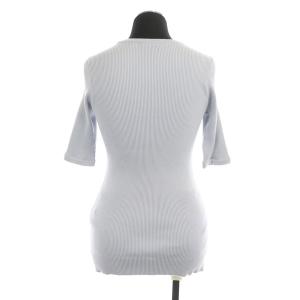 AURALEE A20ST01HR HIGH GAUGE RIB KNIT TEE ニット リブ 1 サックスブルー