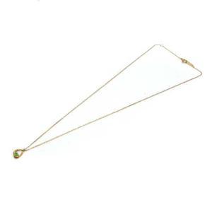 VENDOME AOYAMA ネックレス K10 ダイヤモンド エメラルド イエローゴールド