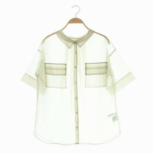 20SS AIRY ORGANDIE SHIRT シャツ オーガンジー F ベージュ