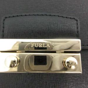 FURLA ショルダーバッグ カウレザー ブラック