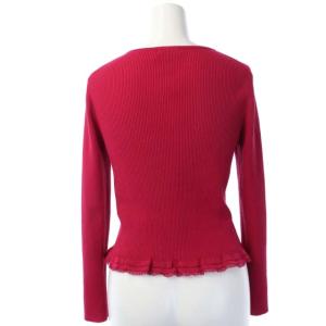 TOCCA PARASOL クルーネックニットカーディガン ラズベリーピンク