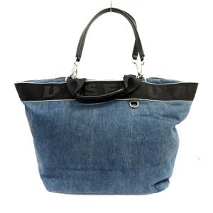 DIESEL デニムトートバッグ 水色