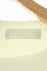 CELFORD 19SS タイトヘムワンピース ロング ホワイト