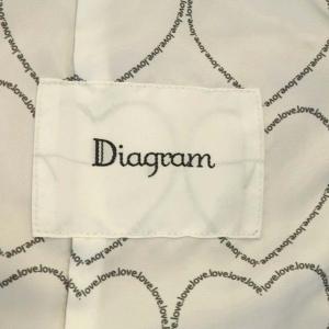 Diagram GRACE CONTINENTAL 20AW スタッズレザージャケット ブルゾン 羊革 36 ココアブラウン