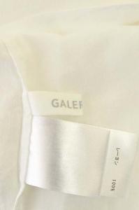 GALERIE VIE ライトレーヨンシャツワンピース ロング ホワイト