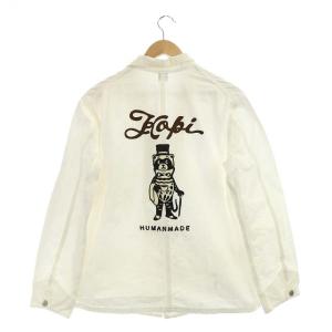 HUMAN MADE バック刺繍 シングルテーラードジャケット M ホワイト